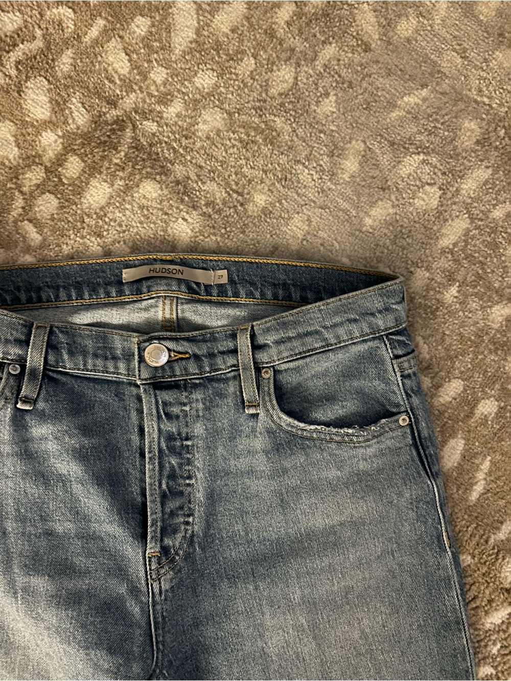 Hudson Jeans Women’s Light Blue Straight Jeans